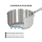 Lagostina Bronze Elegance Stainless Steel Cookware Set