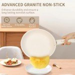 YASHE 13-Piece Nonstick Granite Cookware Set