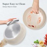 M MELENTA 11-Piece Non-Stick Ceramic Cookware Set