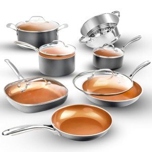 Gotham Steel Nonstick 12-Piece Cookware Set