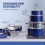 Granitstone Classic Blue 10-Piece Cookware Set