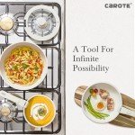 21-Piece Nonstick Induction Cookware Set with Removable Handle