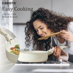 21-Piece Nonstick Induction Cookware Set with Removable Handle