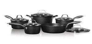 Starfrit The Rock Diamond 10PC Non-Stick Cookware Set