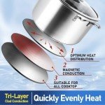 10-Piece Stainless Steel Cookware Set