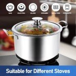 10-Piece Stainless Steel Cookware Set