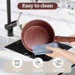 5-Piece Nonstick Cookware Set with Glass Lids