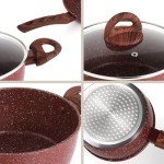 5-Piece Nonstick Cookware Set with Glass Lids