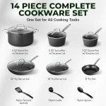GraniteStone 14-Piece Induction Cookware Set
