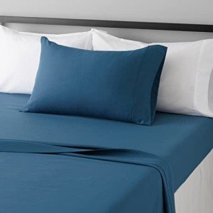Soft Microfiber 3-Piece Twin Bed Sheet Set - Dark Teal