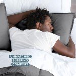 Soft Cooling Twin Duvet Cover in Grey