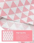 Pink Triangle Microwave Oven Cover with Pockets