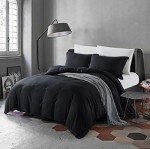 Black 3-Piece Ultra Soft Duvet Cover Set