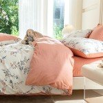 Floral Queen Duvet Cover Set with Pillowcases