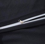 Black 3-Piece Ultra Soft Duvet Cover Set