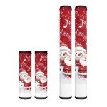 Freewander Cute Snowman & Santa Handle Covers Set