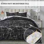 Modern Marble Queen Comforter Set, 7 Pieces