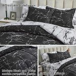 Modern Marble Queen Comforter Set, 7 Pieces