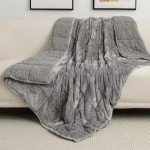 Wemore Cozy 15 lbs Sherpa Fleece Weighted Blanket