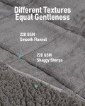 Wemore Cozy 15 lbs Sherpa Fleece Weighted Blanket