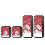 Freewander Cute Snowman & Santa Handle Covers Set