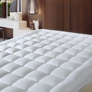 BaliChun Queen Mattress Pad - White