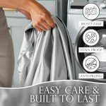 Satin Bedding Set for Queen-Size Beds (4 Pieces)