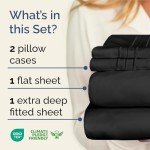 Queen Size Deep Pocket Bed Sheet Set