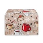 Coffee Cup Toaster Cover for 2 Slice Appliance