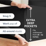 Queen Size Deep Pocket Bed Sheet Set