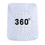 BaliChun Queen Mattress Pad - White