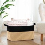 Spacious Woven Storage Basket with Handles