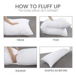 Soft Polyester Body Pillow Cover - 100% Cotton