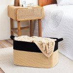 Spacious Woven Storage Basket with Handles