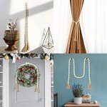 Wood Bead Garland for Rustic Home Decor