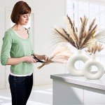 White Ceramic Vases for Modern Home Decor