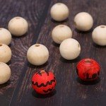 Wood Bead Garland for Rustic Home Decor