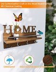 Wall-Mounted Key Holder with Home Decor Style