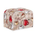 Coffee Cup Toaster Cover for 2 Slice Appliance