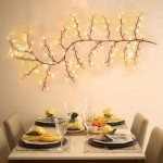 Flexible 7.5FT Willow Vine String Lights with Remote