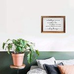 Framed Wood Sign "The Best Things In Life