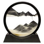 3D Deep Sea Sand Art in Round Frame