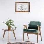 Framed Wood Sign "The Best Things In Life