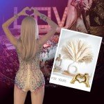 Gold Decorative Finger Statue for Home Accents