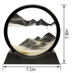 3D Deep Sea Sand Art in Round Frame