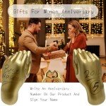 Gold Decorative Finger Statue for Home Accents