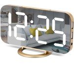 Large 7-Inch LED Digital Alarm Clock with USB