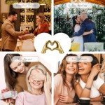 Gold Decorative Finger Statue for Home Accents