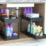 DEKAVA 2-Tier Sliding Under-Sink Organizer