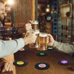 Valdivia Retro Vinyl Coasters - Set of 6